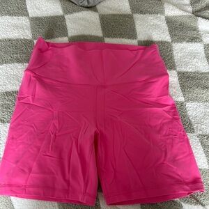 Women's Pink Aritzia Biker Shorts